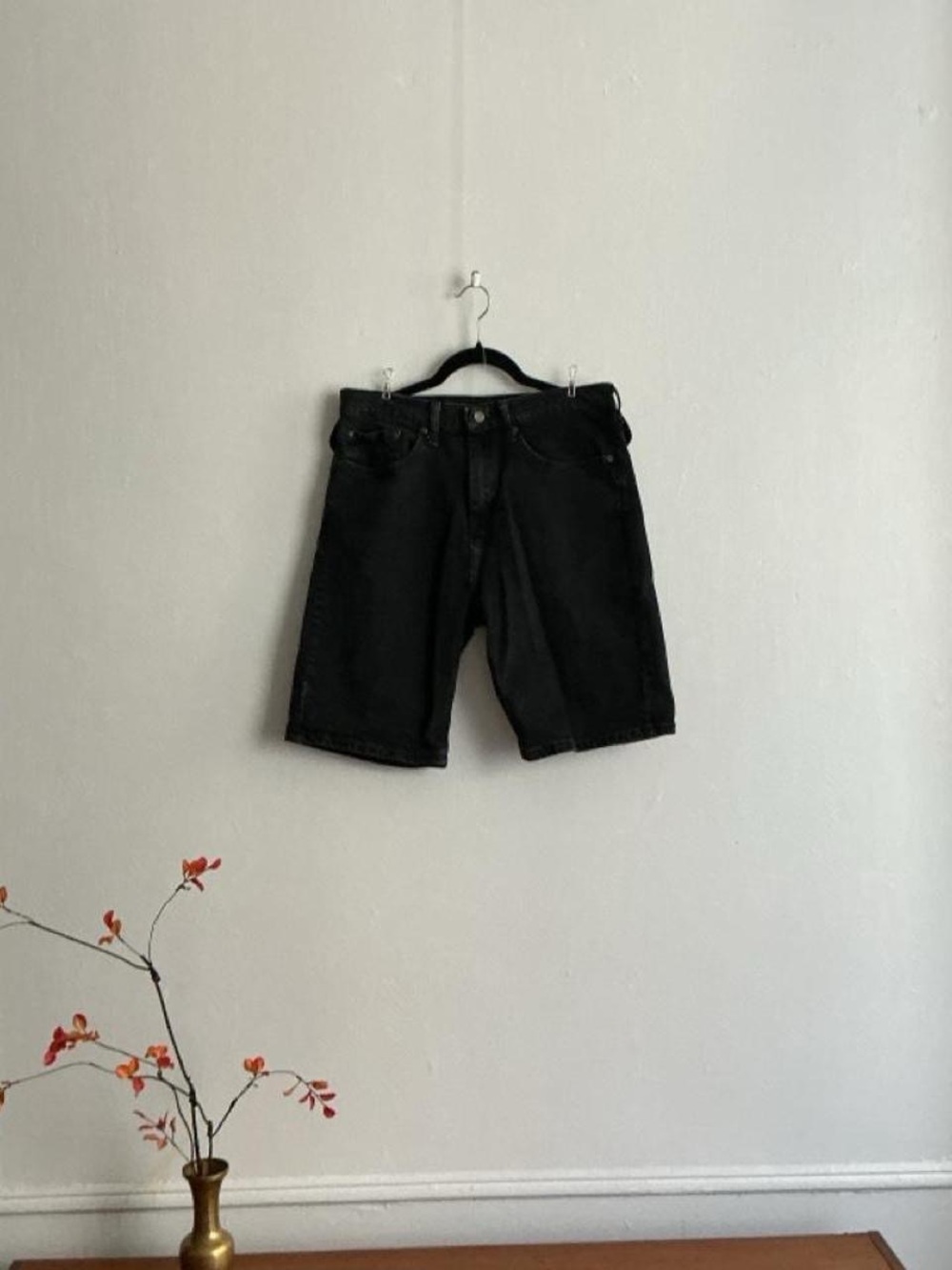 Vintage Wrangler Black Denim Shorts